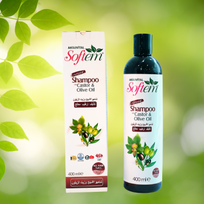 Softem Natural Shampoo Castor & Olive Oil